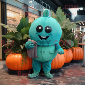 Postava maskota Teal Melon...