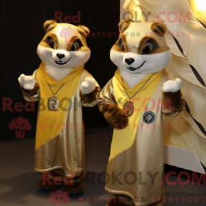 Mascot character of a Gold...