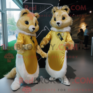 Mascot character of a Gold...