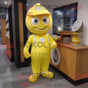 Mascot character of a Lemon...
