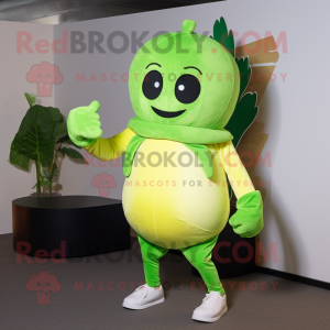 Lime Green Radise maskot...