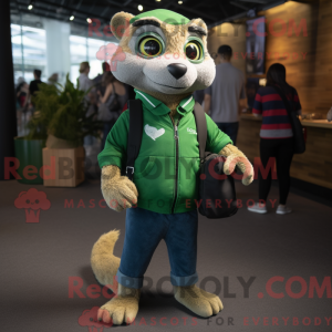 Mascot character of a Green...