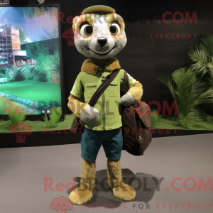 Mascot character of a Green...