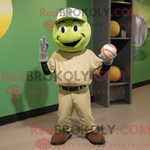 Mascot character of a Olive...