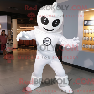 Mascot character of a White...