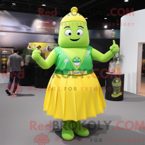 Mascottekarakter van een...