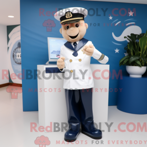 Mascot character of a Navy...