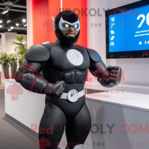 Mascot character of a Black...