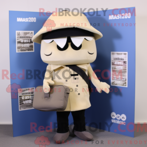 Mascot character of a Cream...