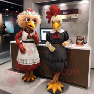  Roosters mascotte kostuum...