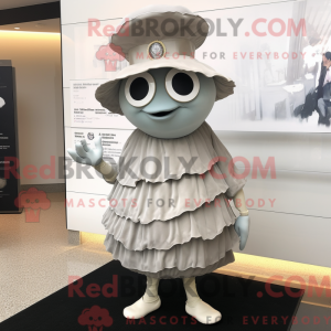 Mascot character of a Gray...