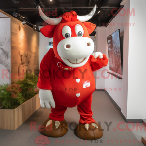 Mascot character of a Red...