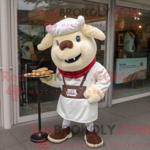 Mascot character of a Cream...