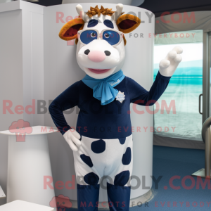 Mascot character of a Navy...