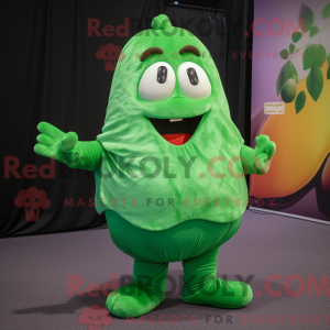 Mascot character of a Green...