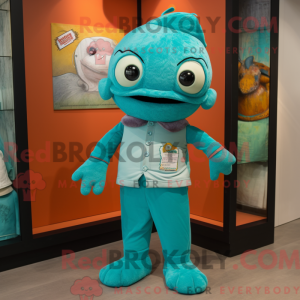 Mascot karakter van een...