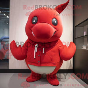 Mascot character of a Red...
