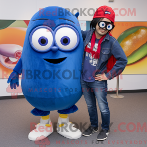 Maskot karakter af en Navy...