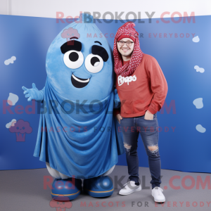 Maskot-karakter av en Navy...