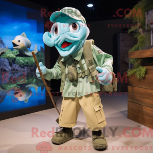 Mascot karakter van een...
