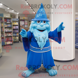 Mascot character of a Blue...