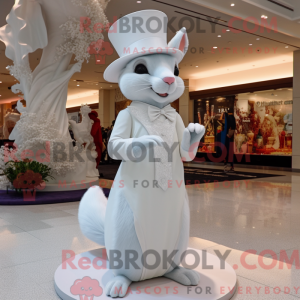 Mascot character of a White...