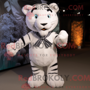Mascot character of a White...