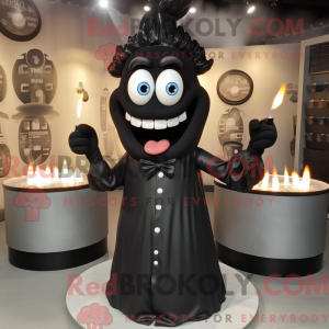 Mascot character of a Black...