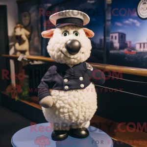 Mascot character of a Navy...