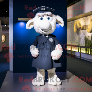 Mascot character of a Navy...