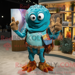 Mascottefiguur van een...