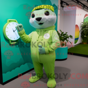 Mascot character of a Lime...
