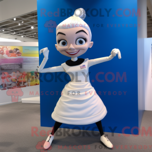 Mascot character of a White...