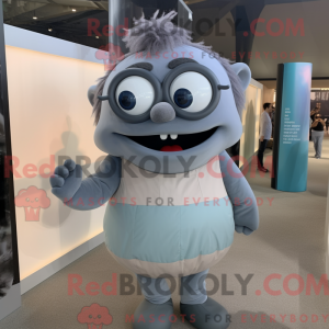 Mascot character of a Gray...