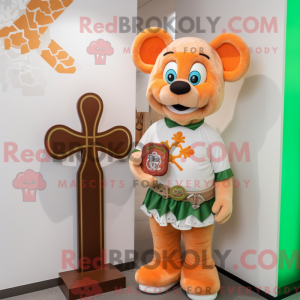 Mascottefiguur van een...