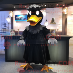 Mascot character of a Black...