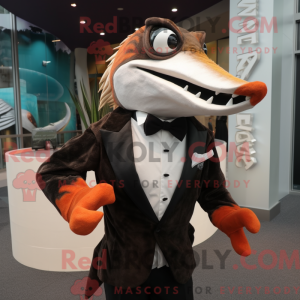 Mascot character of a Rust...