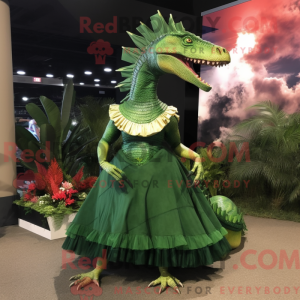 Mascot character of a Green...
