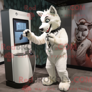 Mascot character of a White...