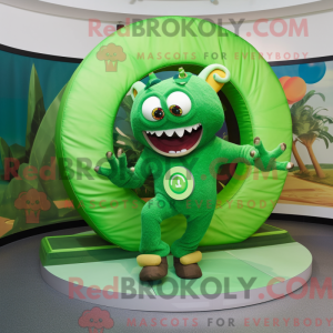Mascot character of a Green...