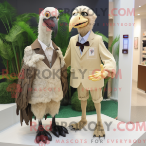 Mascottefiguur van een...