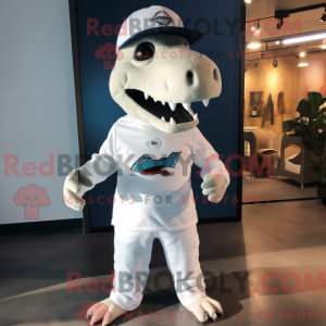 Mascot character of a White...