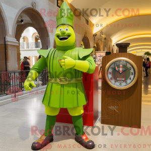 Maskot karakter af en...