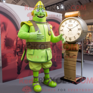 Mascottefiguur van een...