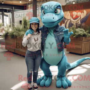 Mascottefiguur van een...