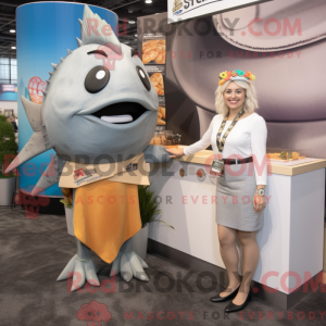 Mascot karakter van een...