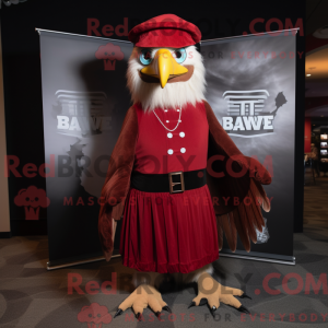 Mascot character of a Red...