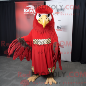 Mascot character of a Red...