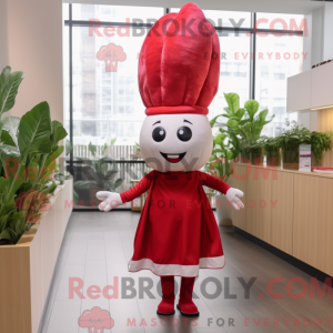 Mascot character of a Red...
