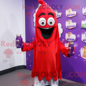 Mascottekarakter van een...